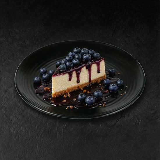 Gâteau fromage et bleuets / Cheesecake with Blueberries