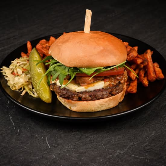 Burger de chèvre / Goat Cheese Burger
