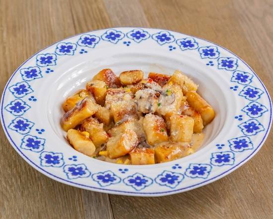 Gnocchi  'New School' Crema Tartufata Funghi e Mais