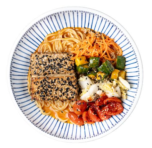 Kimchi Mazemen - Tofu
