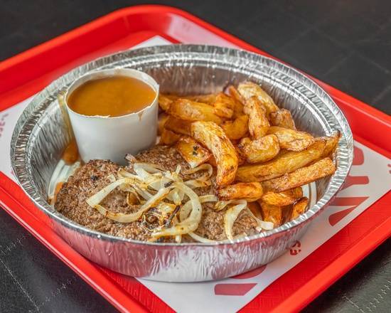 Hamburger Steak et Frites / Hamburger Steak and Fries