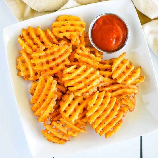waffle fries/ frites gauffrées