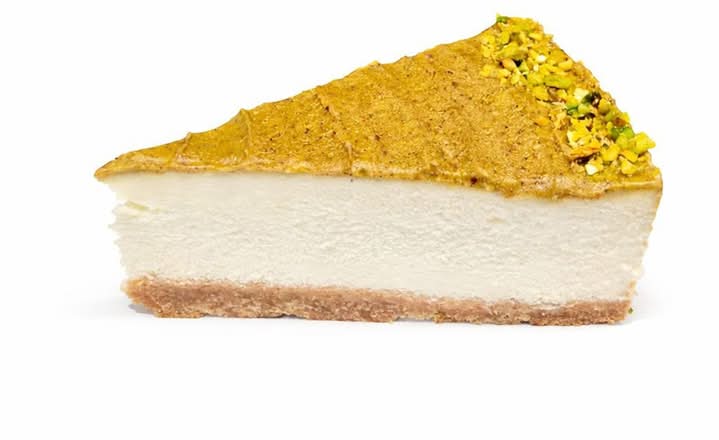 Pistachio Cheesecake Slice