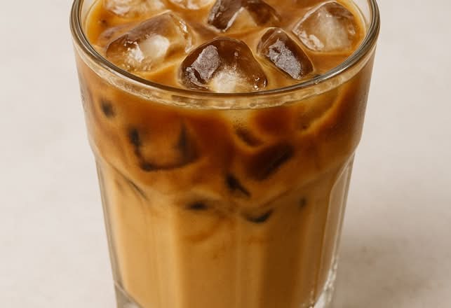 Iced Dirty Chai Latte