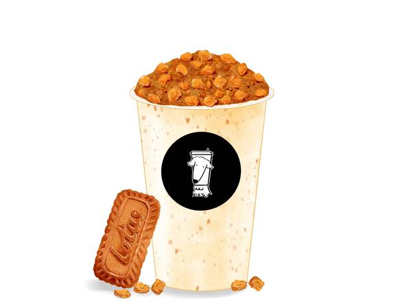 Smoothie au yogourt au biscuit Lotus / Lotus biscoff yogurt smoothie