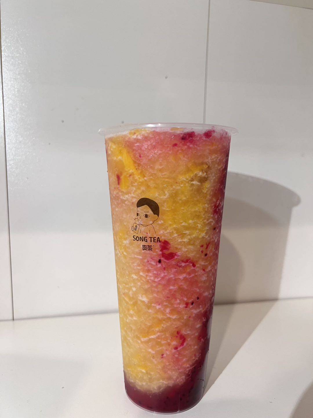 Thé aux fruits dragon et mangue / Mango and dragon fruit tea