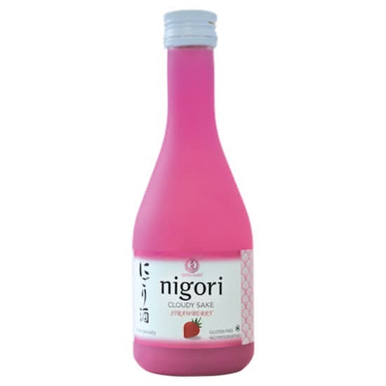 Ozeki Strawberry Nigori Sake (9.5%25 ABV) 300 mL)