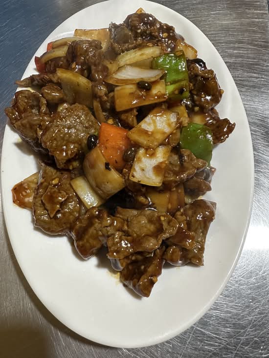 Beef in Black Bean Sauce
