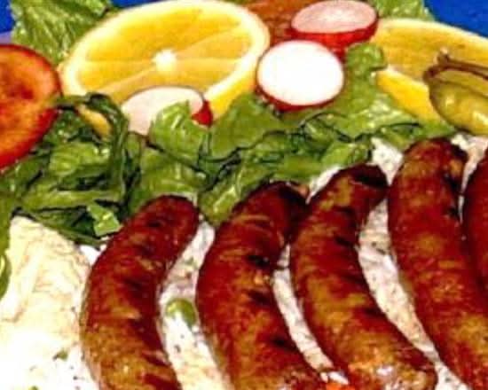 8" Assiette Merguez / 8" Merguez Plate 10
