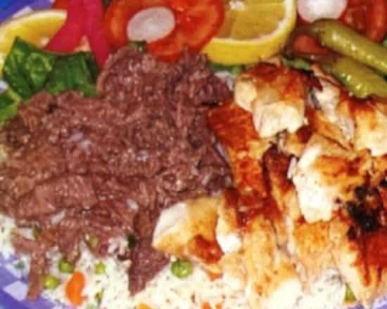 Assiette Mixte Shish Taouk and Shawarma / Mixed Shish Taouk and Shawarma Plate 3