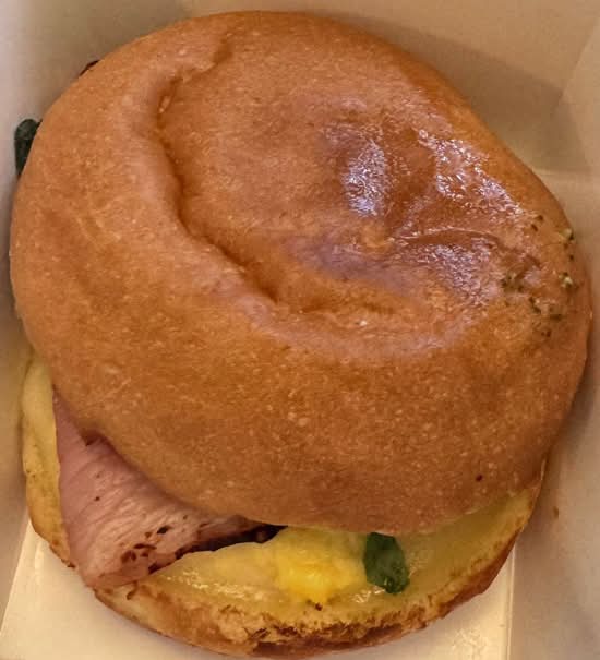 Ham, Cheese, and Egg Sandwich