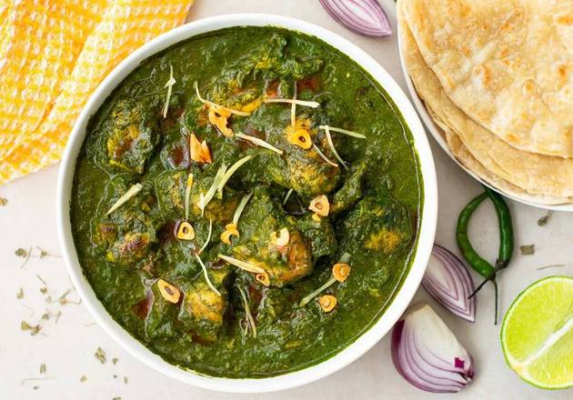 Palak Chicken Gosht
