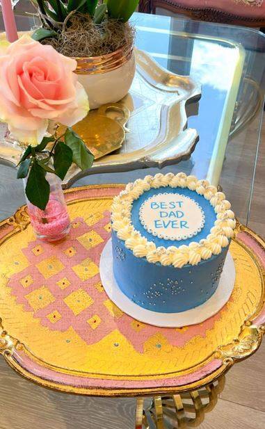 Father's Day Chocolate Buttercream cake - BEST DAD EVER