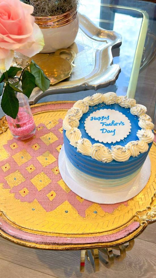 Father's Day Vanilla buttercream cake