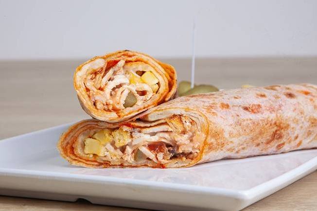 Istanbul Style Chicken Doner Wrap