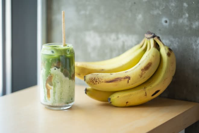 Matcha Glacé à la Banane / Iced Banana Matcha