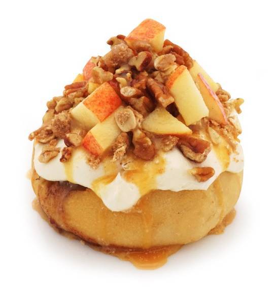 Caramel apple pie roll