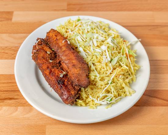 Fried Rice + coleslaw