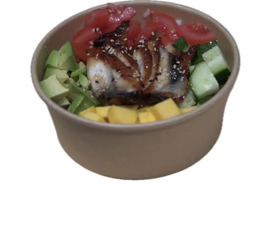 Eel poke bowl