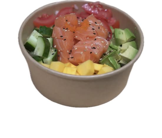 Salmon poke bowl
