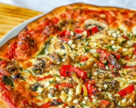 Charred Veggie Pizza