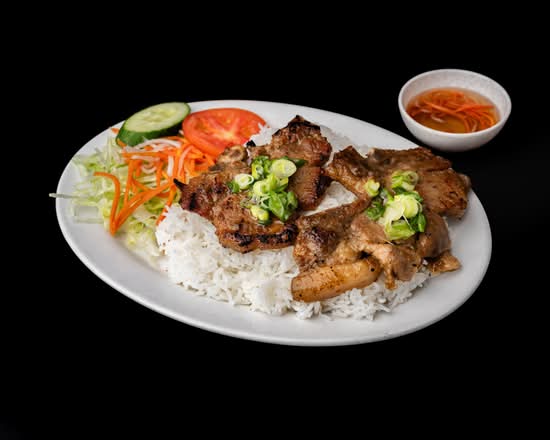 30. Grilled Pork Chop on Rice