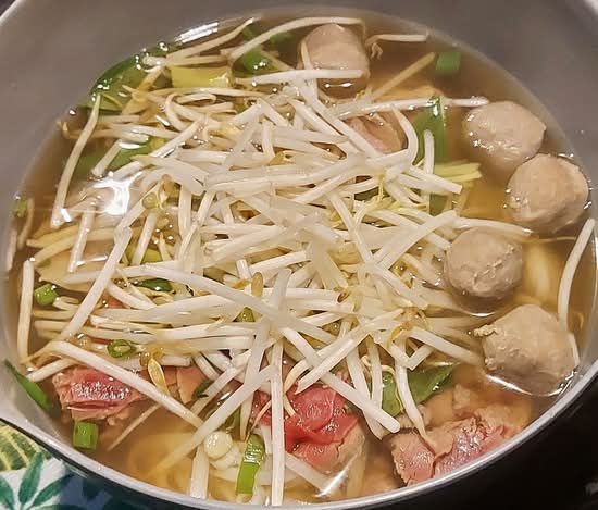 Phở Tái, Nam, and Bò Viên