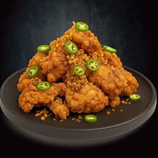 Jalapeño Fried Boneless Chicken🌶️ ハラペーニョ フライドボーンレスチキン🍗墨西哥辣椒炸无骨鸡
