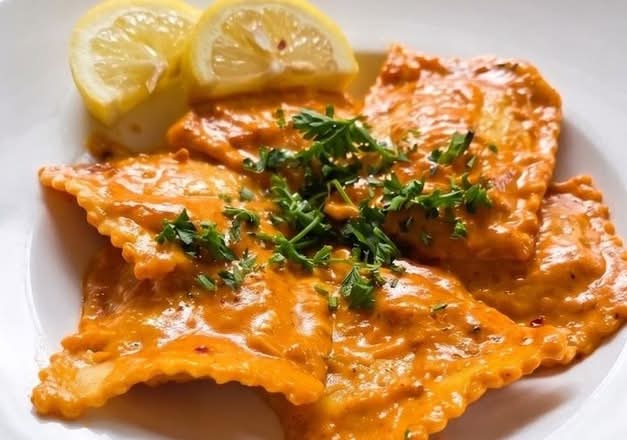 Lobster Ravioli.