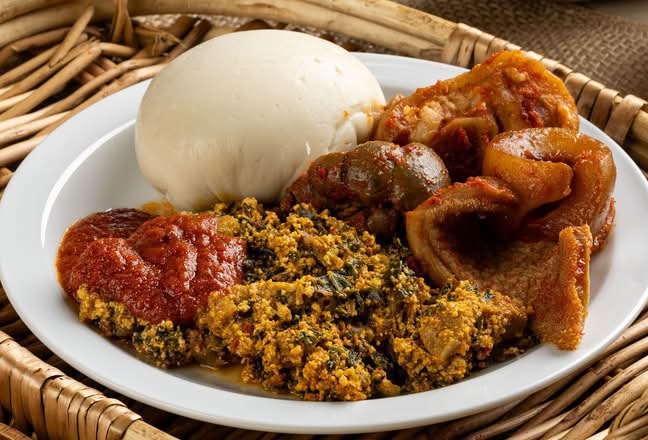 Iyan (Pounded Yam) Meal