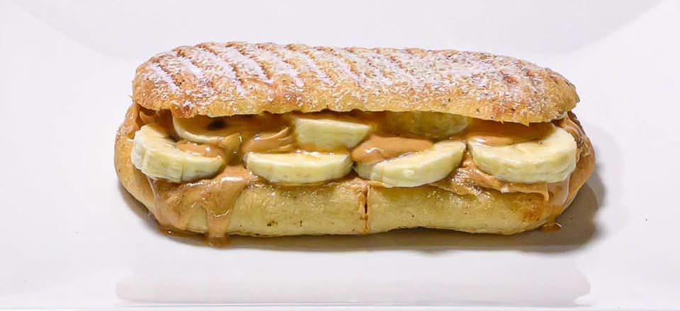 Peanut Power Panini Sandwich