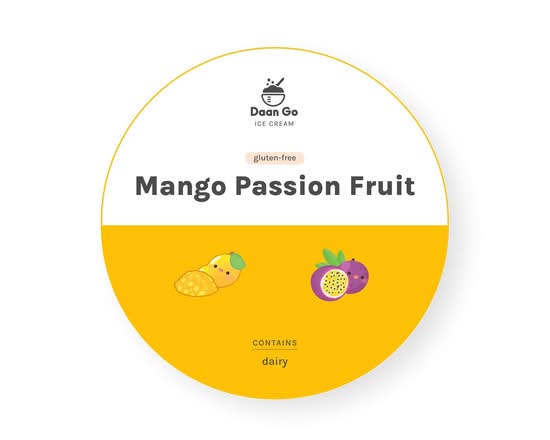 Mango Passion Fruit Gelato
