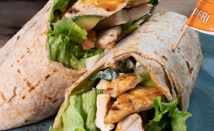 Peri Chicken Wrap with 1 Side