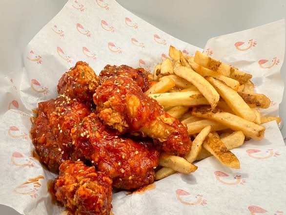 Chicken Wings and Fries