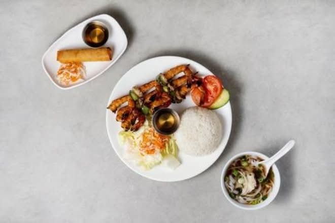 C3- Grilled Shrimps (Tôm Nướng) (Crevettes Grillés) Combo