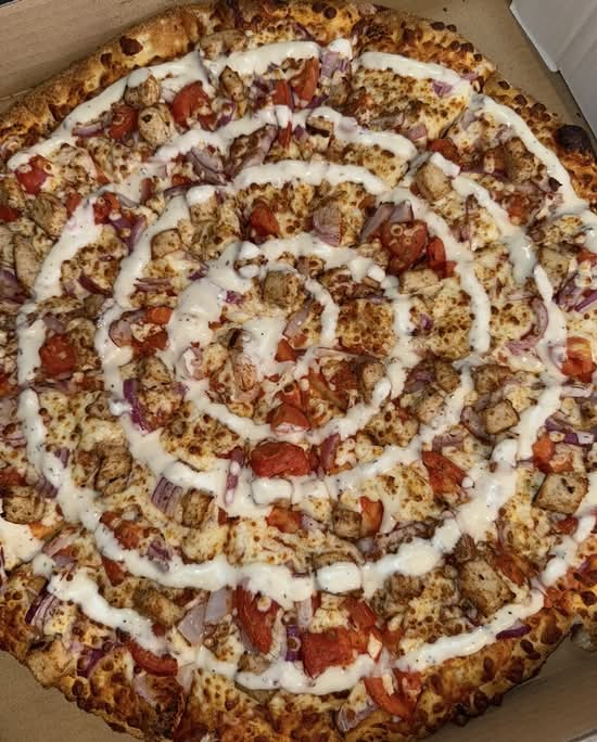 Shawarma Chicken Pizza