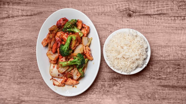 Poulet Légumes Chili / Chicken and Vetetables with Chili