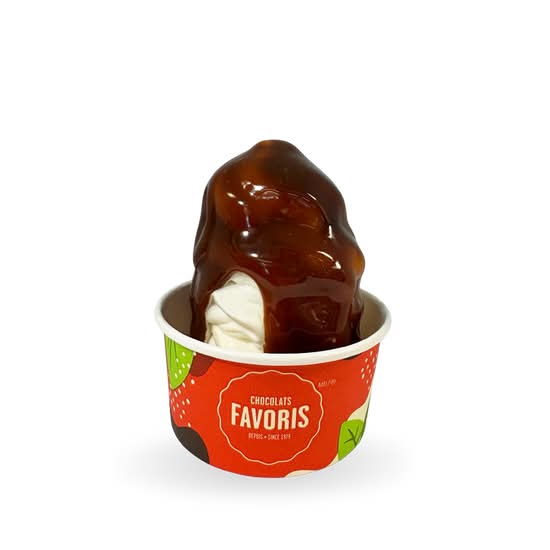 CORNET CARAMEL ENROBÉ – PETIT / CARAMEL DIP CONE - SMALL