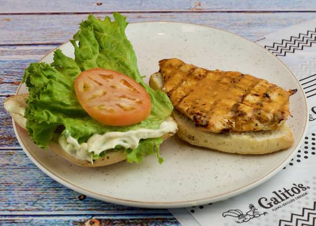 Chicken Burger with One Regular Side