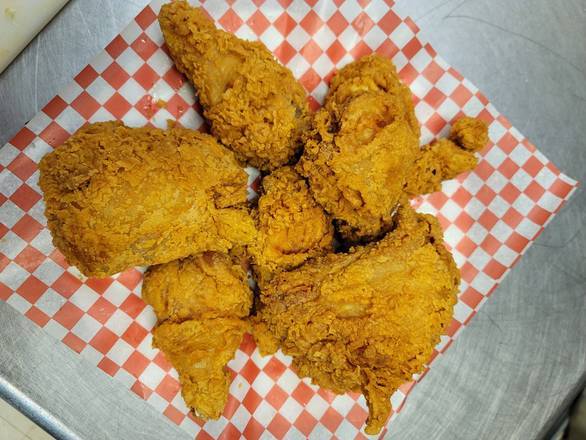 Crispy Fried Chicken (6 pcs) (Thigh and Leg Part)regular size.