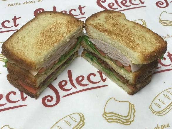 Turkey Bacon Club Sandwich