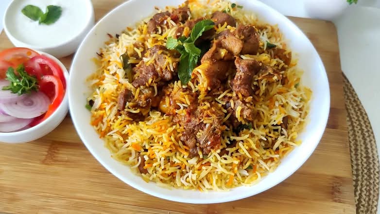 Goat Dum Biryani (mutton)