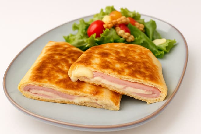 The Hammy Melt+salad