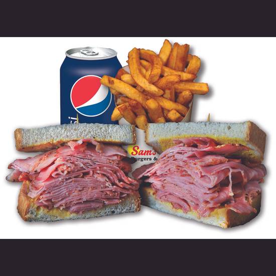 Montreal Smoked Meat on Rye Fries Combo