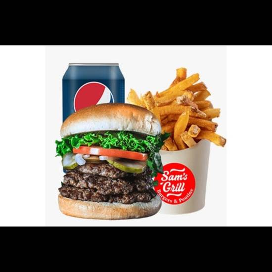 Super Burger Fries Combo