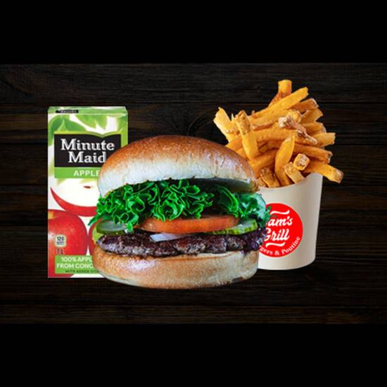 Kids Classic Combo (Junior Burger Fries & Juice Box)