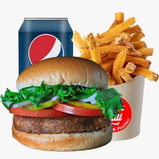 Veggie Burger Fries Combo