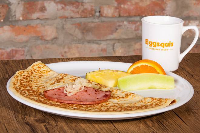 Crepe Jambon-suisse / Ham and Swiss Cheese crepe