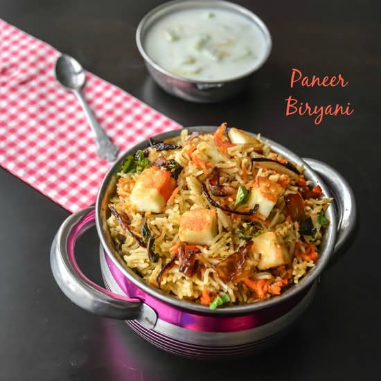 Paneer Ghee Roast Biryani (BOGO)