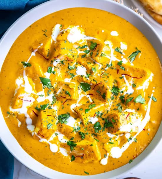 Shahi paneer tikka masala